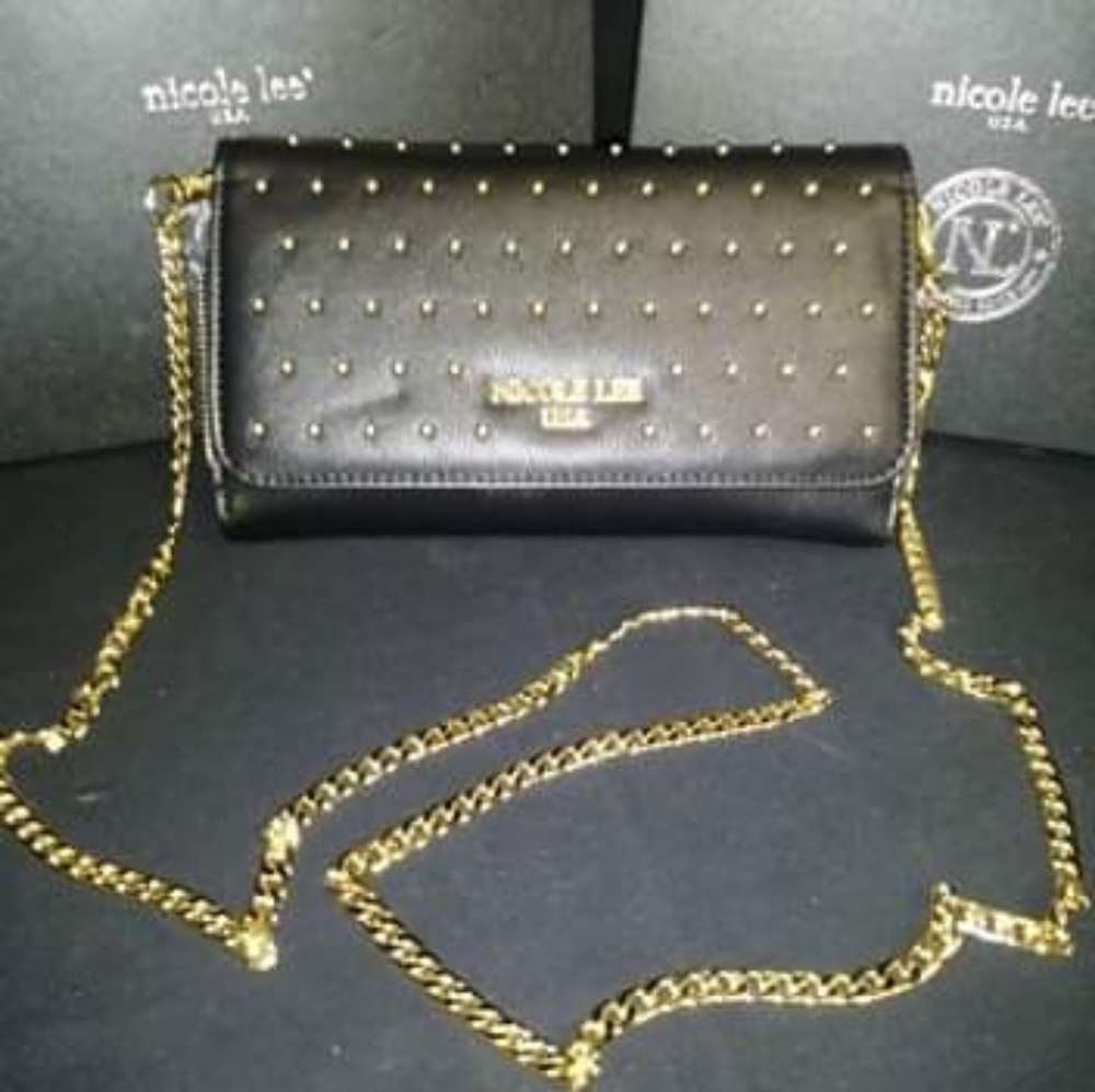 Nicole Lee Black clutch